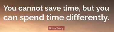 saving time quote