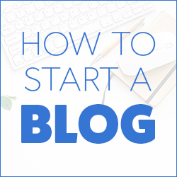 How to start a blog link 